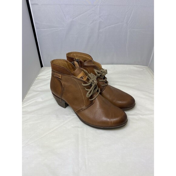 Pikolinos Shoes - PIKOLINOS Rotterdam Ankle Boots 902-8943C1 Brown Cuero Sz EU 36, US 5
